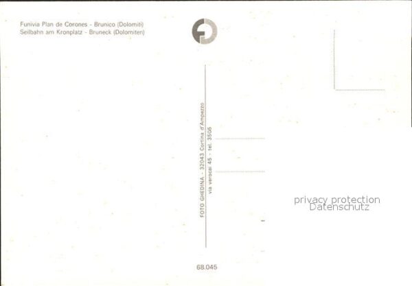 Seilbahn Plan de Corones Brunico Dolomiti – Bild 2