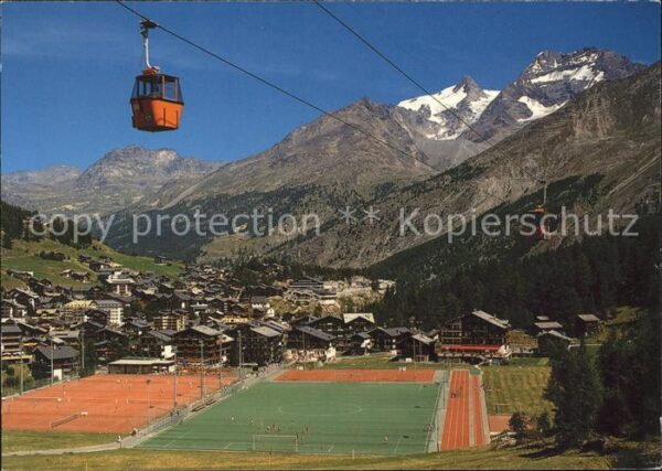Seilbahn Saas Fee Fletschhorn Lagginhorn Tennisp