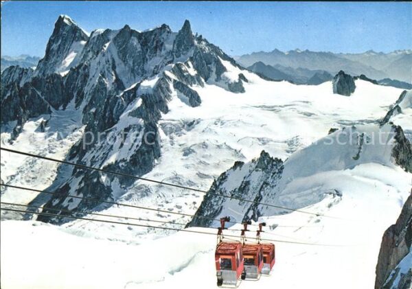 Seilbahn Vallee Blanche Aiguille du Midi Chamoni