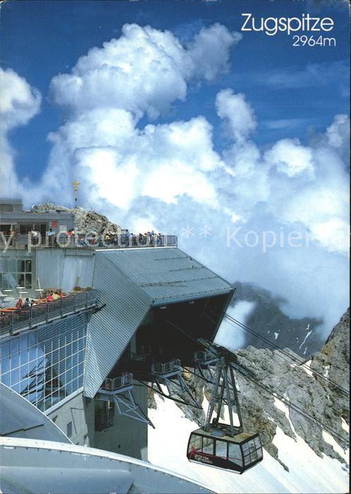 Seilbahn Zugspitze Gipfelstation Aussichtsterras