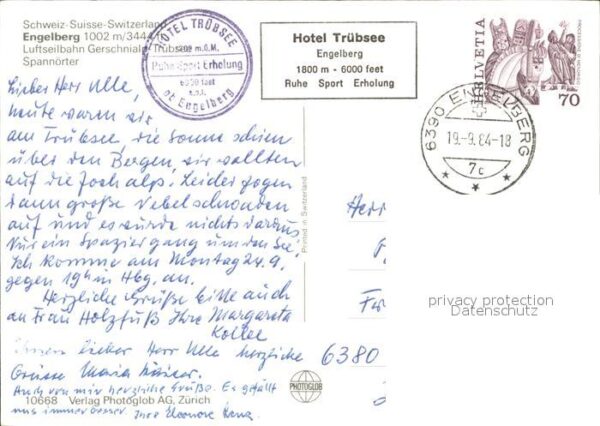 Seilbahn Gerschnialp Engelberg Spannörter – Bild 2