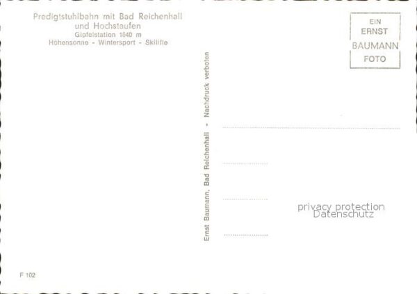 Seilbahn Predigtstuhl Bad Reichenhall Hochstaufe – Bild 2
