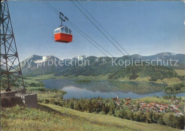 Seilbahn Schliersbergalm Schliersee Brecherspitz