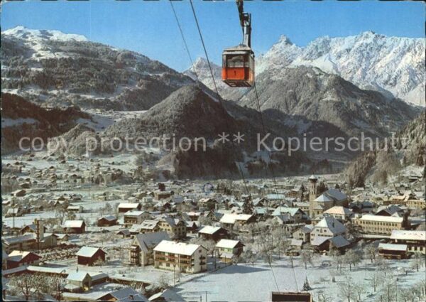 Seilbahn Hochjoch Tschagguns Schruns im Montafon