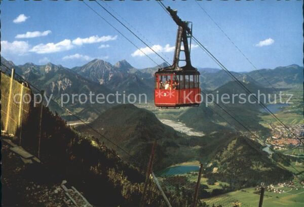 Seilbahn Tegelberg Allgäuer und Tiroler Hochgebi