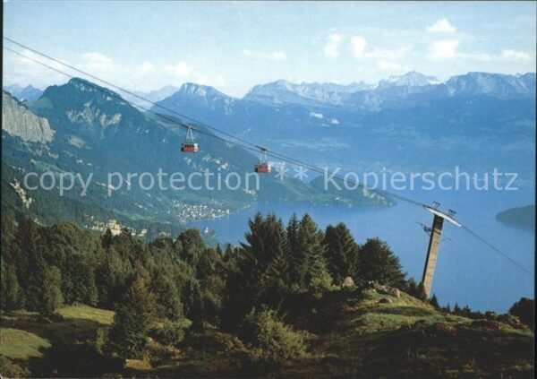 Seilbahn Weggis-Rigi-Kaltbad Müsernalp Vitznau N