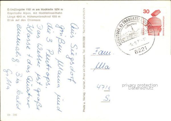 Seilbahn Hochfelln Bründlingalm Chiemsee – Bild 2