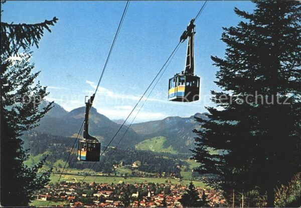Seilbahn Nebelhorn Oberstdorf im Allgäu