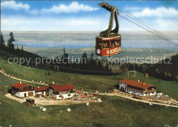Seilbahn Hochfelln Bründlingalm Bayerische Alpen