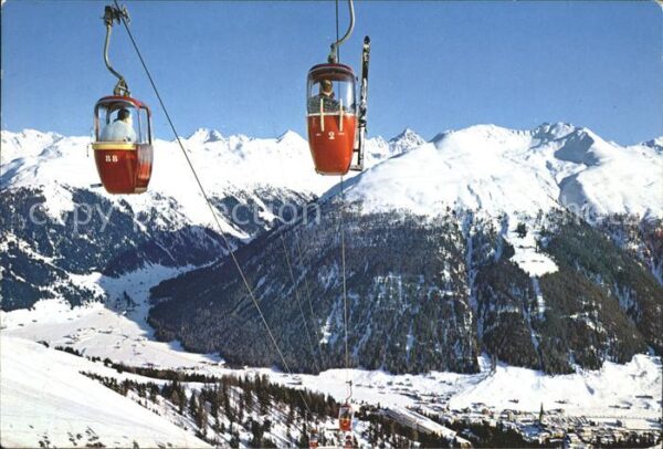 Seilbahn Schatzalp-Strelapass Davos Flüela-Weiss