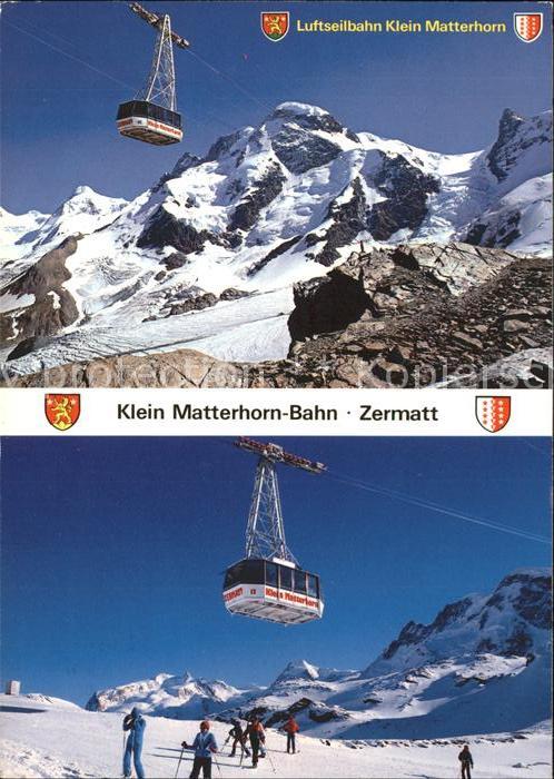 Seilbahn Klein Matterhorn Zermatt Breithorn Mont