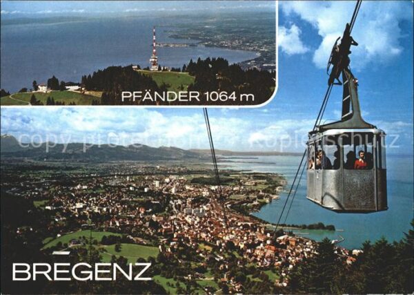 Seilbahn Pfänder Bregenz am Bodensee Pfändergipf