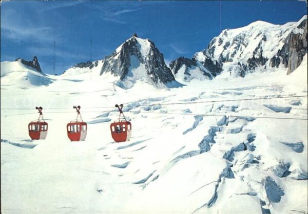 Seilbahn Vallee Blanche Tour Ronde Chamonix Mont