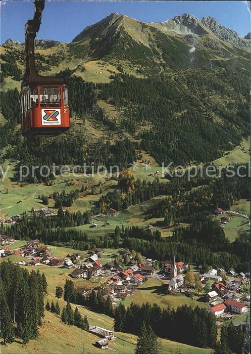 Seilbahn Walmendingerhorn Hammerspitze Hochgehre