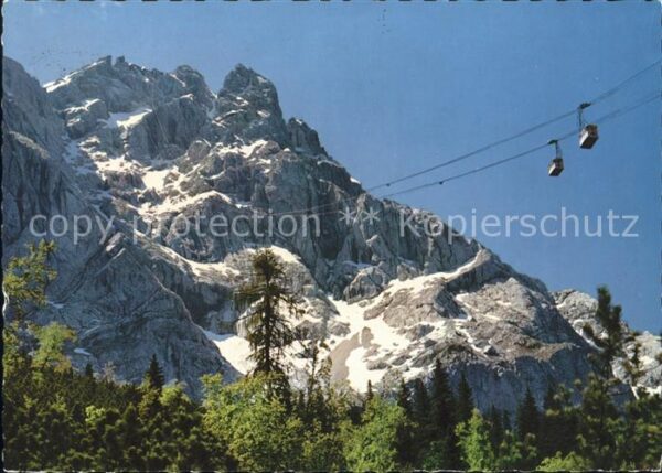 Seilbahn Bayerische Zugspitzbahn Eibsee-Zugspitz
