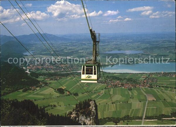 Seilbahn Tegelberg Füssen Schwangau Weissensee H