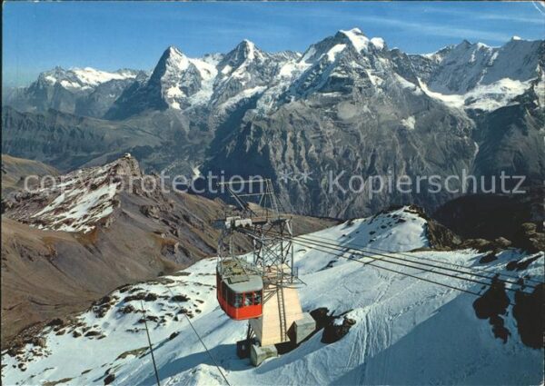 Seilbahn Schilthorn Mürren Berner Oberland Gipfe