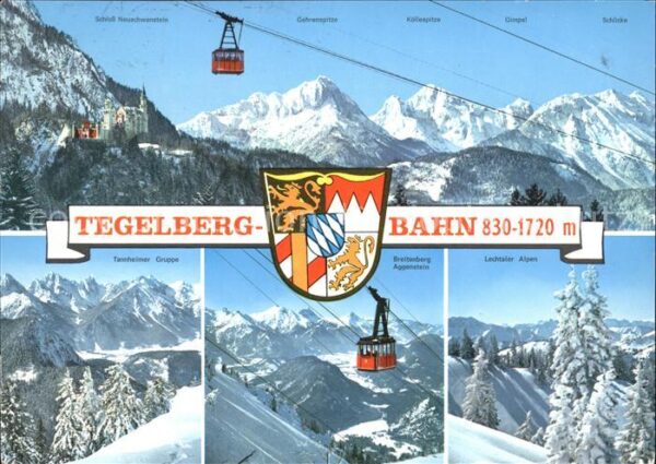 Seilbahn Tegelberg Lechtaler Alpen Tannheimer Gr