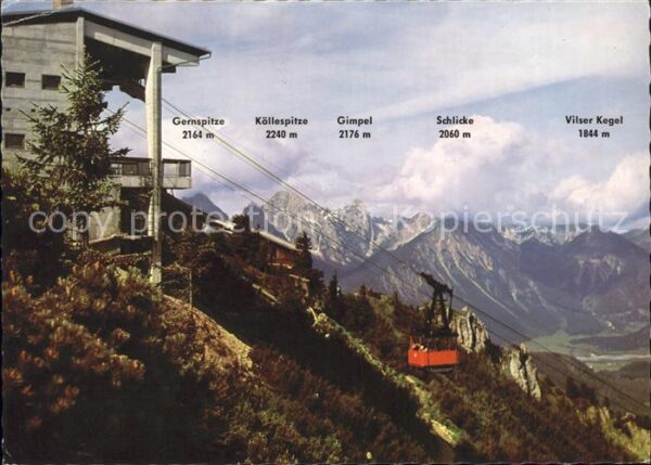 Seilbahn Tegelberg Tiroler und Allgäuer Hochgebi