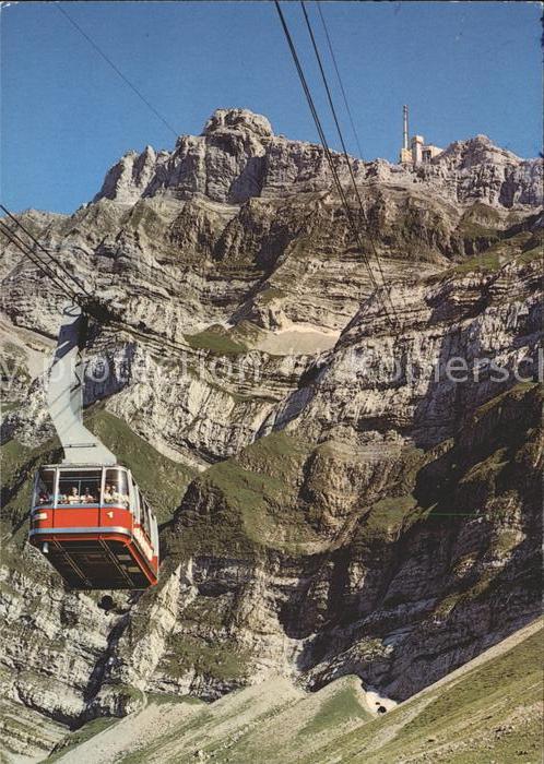 Seilbahn Säntis Schwägalp Gyrenspitz