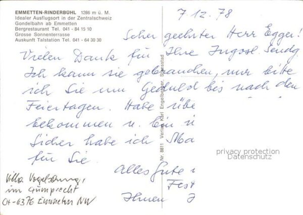 Seilbahn Emmetten-Rinderbühl – Bild 2