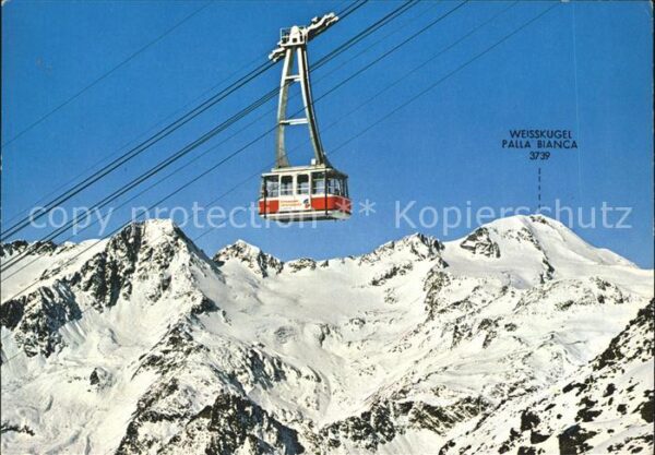 Seilbahn Funivia Ghiacciai Val Senales Trentino