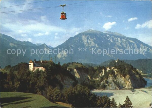 Seilbahn Schloss Rhäzüns Feldis