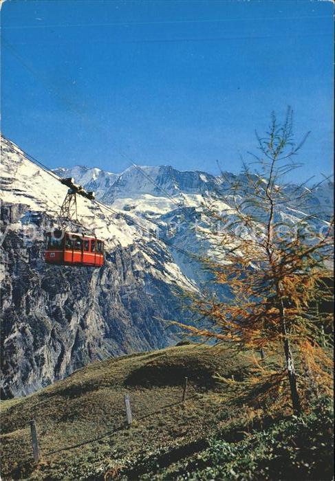 Seilbahn Schilthorn Mürren Berner Oberland