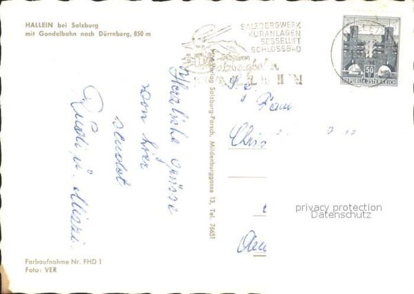 Seilbahn Dürrnberg Hallein Salzburg – Bild 2