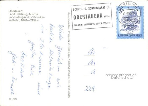 Seilbahn Zehnerkar Obertauern – Bild 2