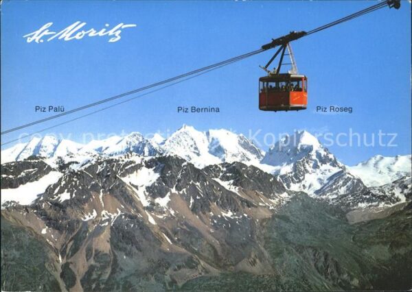 Seilbahn Corviglia-Piz Nair St. Moritz Bernina-G