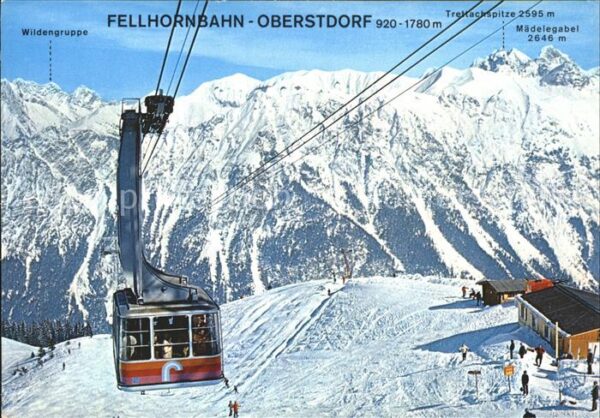 Seilbahn Fellhorn Oberstdorf-Faistenoy im Stilla