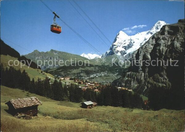 Seilbahn Schilthorn Mürren Eiger Mönch