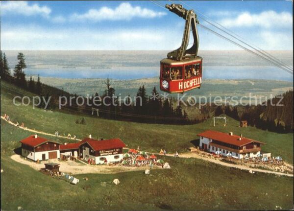 Seilbahn Hochfelln Bründlingalm Bayerische Alpen