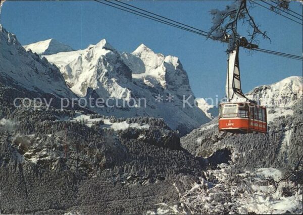 Seilbahn Meiringen-Reuti Wetterhorngruppe Haslib
