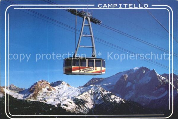 Seilbahn Campitello-Rodella Dolomiti Val di Fass