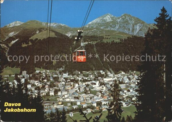 Seilbahn Brämabüel-Jakobshorn Davos Schiahorn