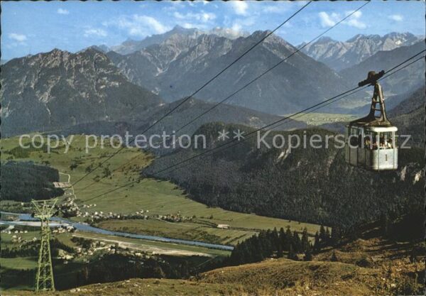 Seilbahn Reuttener Bergbahn Zugspitze Mieminger