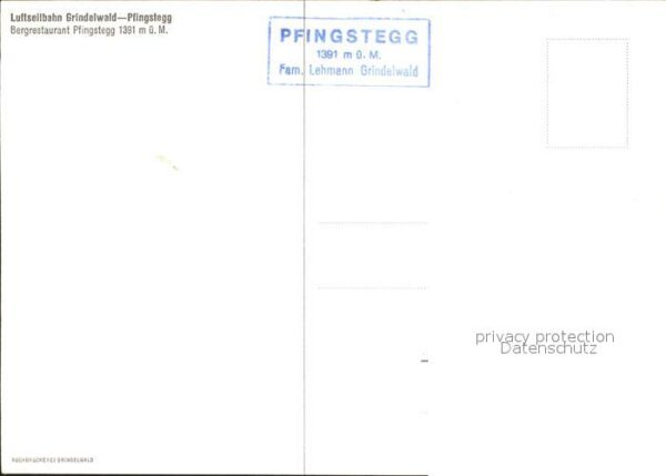 Seilbahn Grindelwald-Pfingstegg Bergrestaurant – Bild 2
