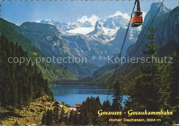 Seilbahn Gosaukamm Gosausee König Dachstein