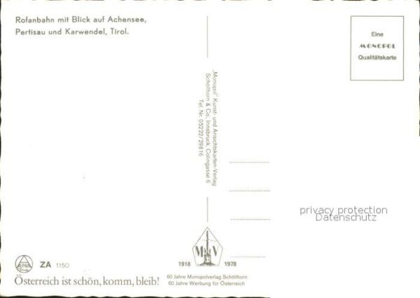 Seilbahn Rofan Achensee Pertisau Karwendel – Bild 2