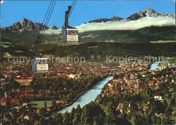 Seilbahn Nordkettenbahn Innsbruck Wagenkreuzung