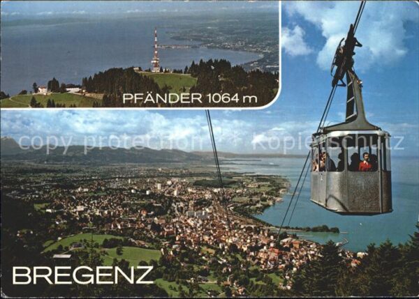 Seilbahn Pfänder Bregenz am Bodensee