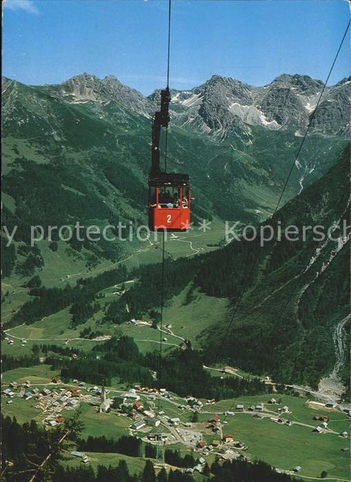 Seilbahn Walmendingerhorn Mittelberg Kleinwalser