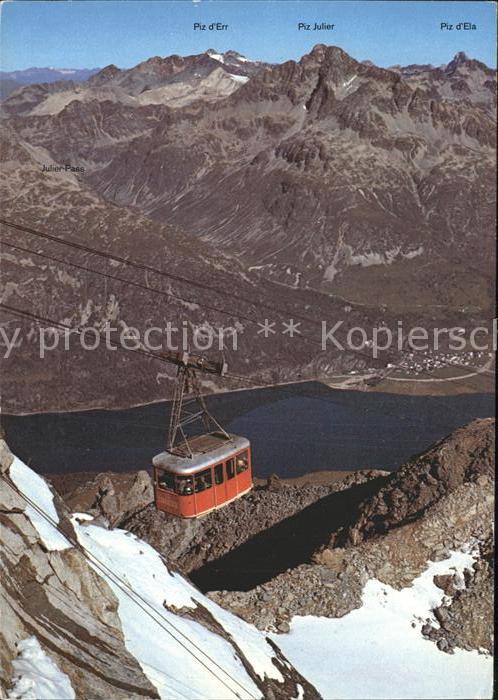 Seilbahn Corvatsch Silvaplana Silvaplaner-See Pi