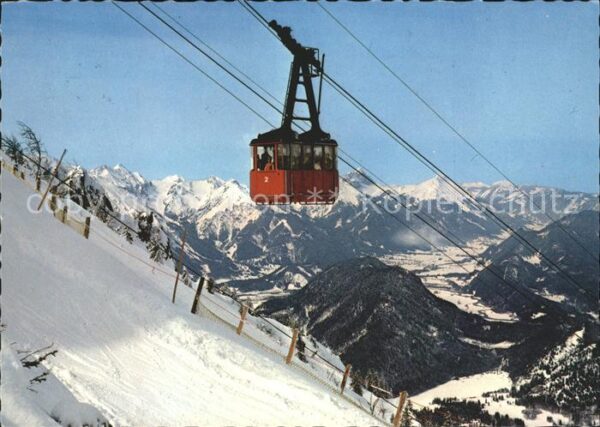 Seilbahn Tegelberg Tiroler uns Allgäuer Hochgebi