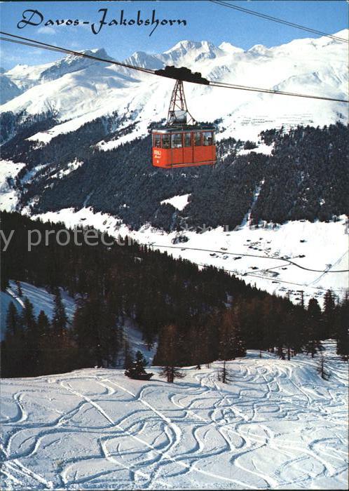 Seilbahn Brämabüel-Jakobshorn Davos Amselfluh Ch