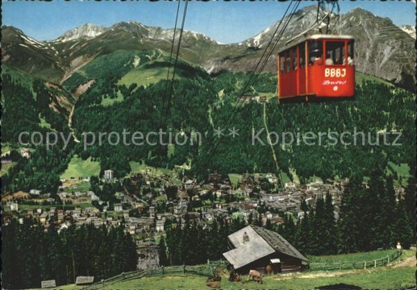 Seilbahn Davos Strela Schatzalp Schiahörner