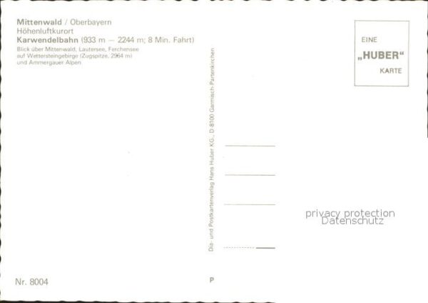 Seilbahn Karwendel Mittenwald Lautersee Ferchens – Bild 2