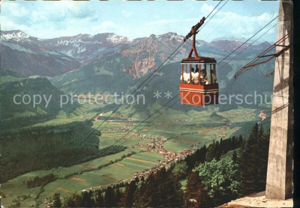 Seilbahn Sonderdach Bregenzerwald
